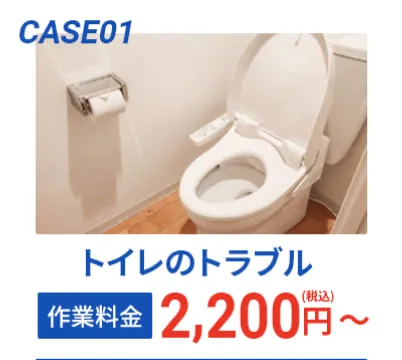 トイレの水漏れ・詰まりの修理実例